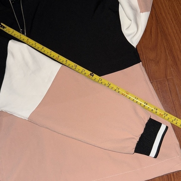 Zara track suit set 2 piece hoodie size S pants jogger size M pullon side stripe - Picture 5 of 15